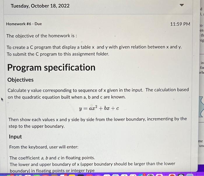 Solved Homework #6 - Due The objective of the homework is: | Chegg.com