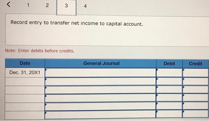 Solved On December 31, 20x1, the Income Statement section of | Chegg.com