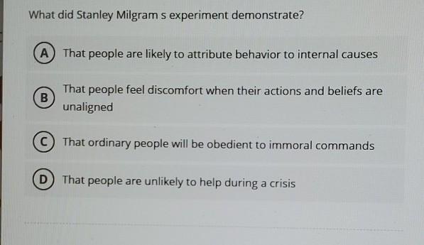 what did stanley milgram's teacher learner experiment demonstrate