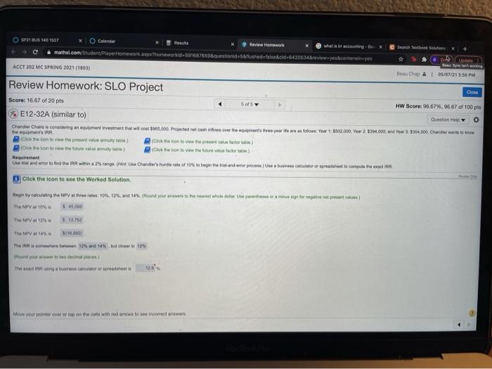 Solved I am having trouble figuring out how to get that | Chegg.com