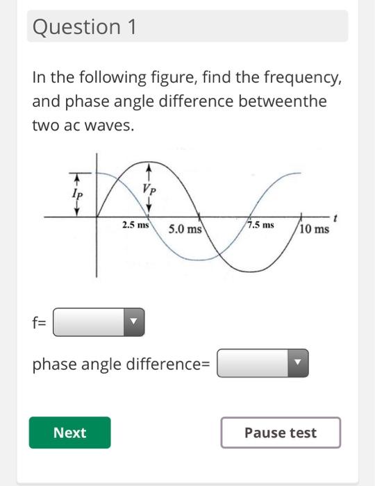 Solved Question 1 In the following figure, find the