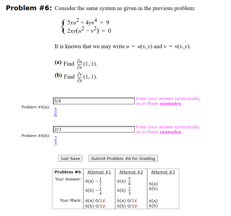 Solved Problem #6: Consider the same system as given in the | Chegg.com