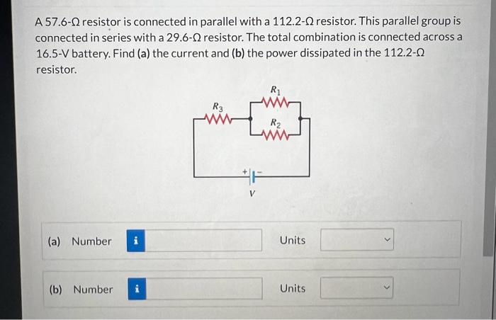 Solved A 57.6- Ω resistor is connected in parallel with a | Chegg.com