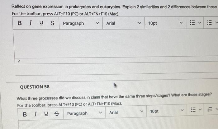 Solved Reflect on gene expression in prokaryotes and | Chegg.com