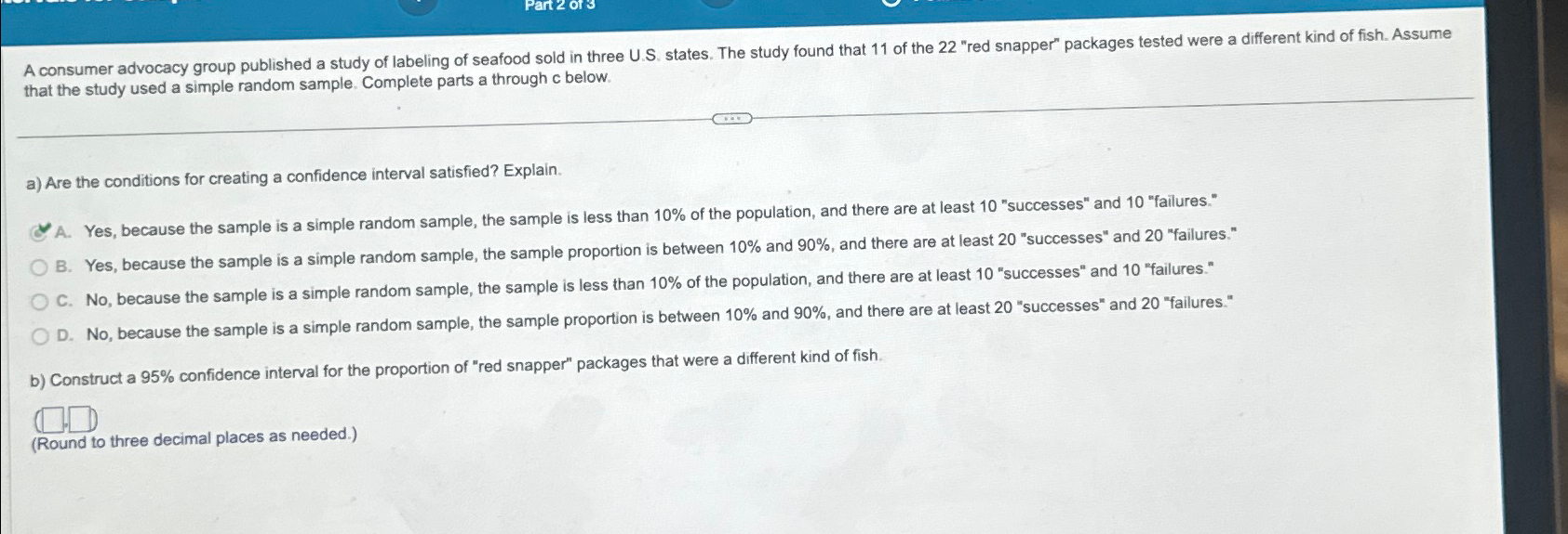 Solved A Consumer Advocacy Group Published A Study Of | Chegg.com