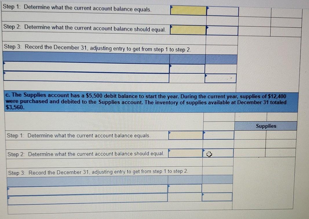 Solved For each separate case below, follow the three-step | Chegg.com