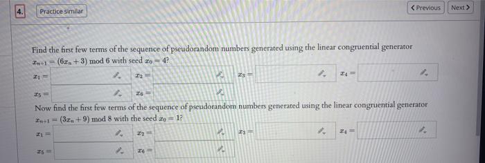 Solved 4. Next > Practice similar