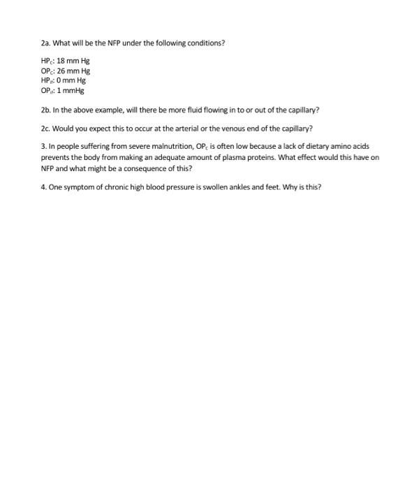 Solved 2a. What will be the NFP under the following | Chegg.com