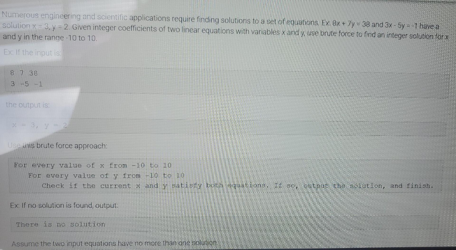 Solved Numerous engineering and scientific applications | Chegg.com