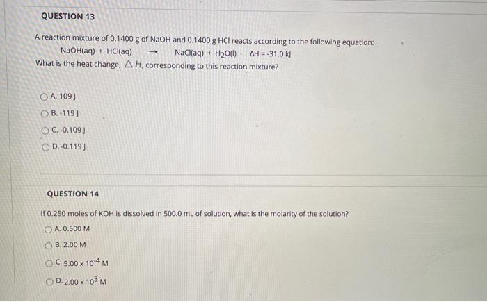 Solved QUESTION 1 Consider The Generic Chemical Equation: 2A | Chegg.com