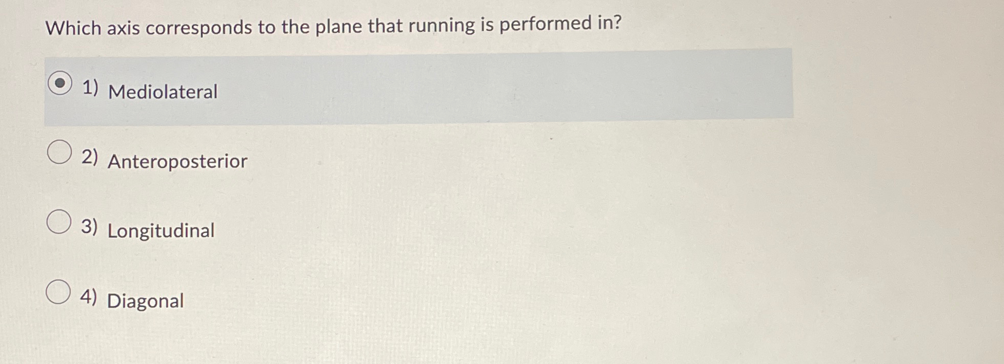 Solved Which axis corresponds to the plane that running is | Chegg.com