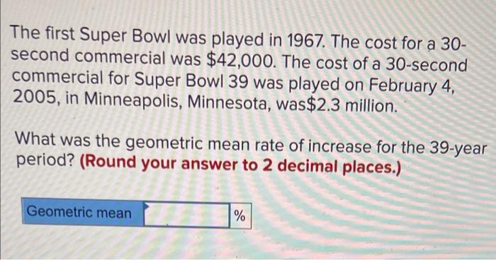 The Rise in the Cost of A Super Bowl Commercial