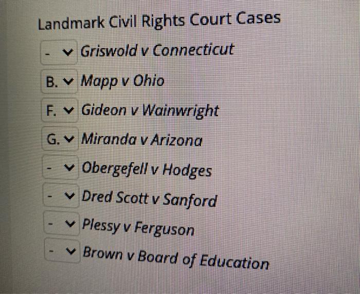 Civil rights 2024 court cases