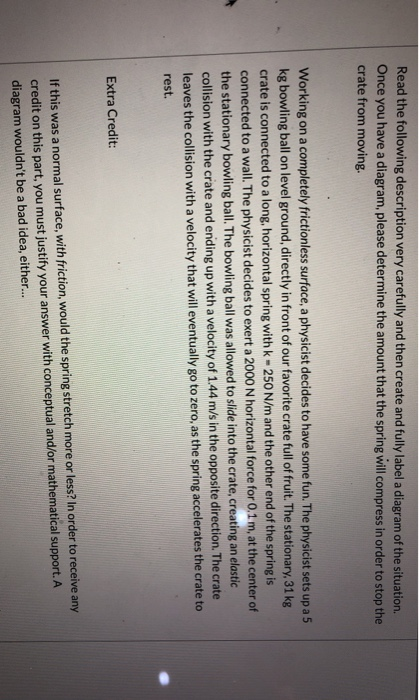 Solved Read the following description very carefully and | Chegg.com