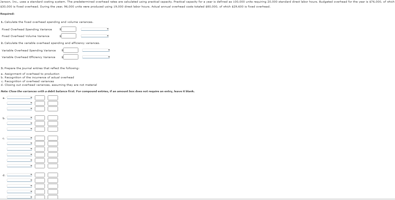 Solved Please help complete the accounting problem in the | Chegg.com