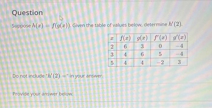 [solved] Thumbs Up For Help Suppose H X F G X Giv