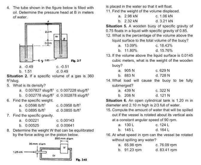 Solved a. 63.8 kN c. 63.1 kN b. 83.6 kN d. 65.0 KN Situation | Chegg.com