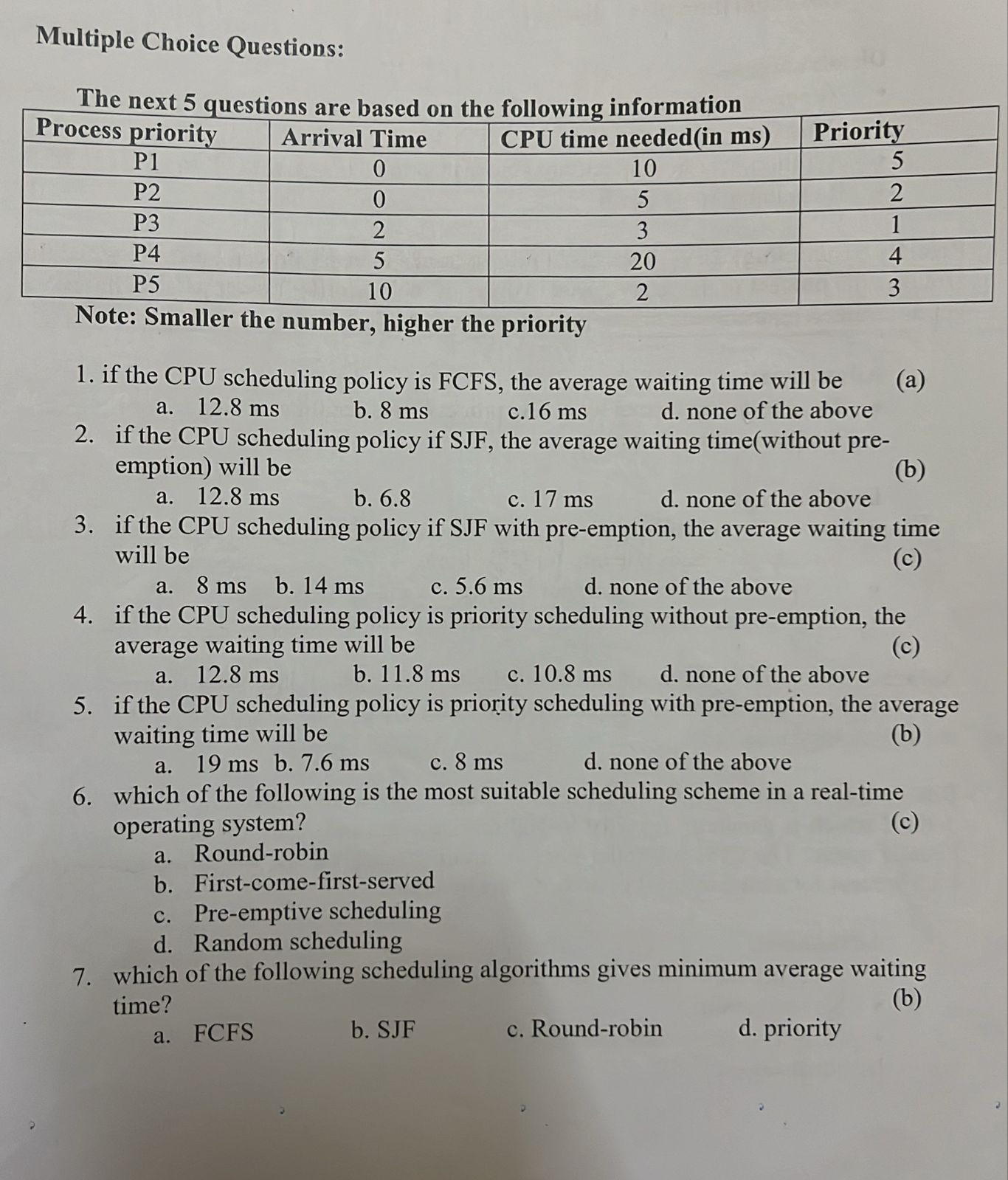 Solved Multiple Choice Questions:The next 5 ﻿questions are | Chegg.com