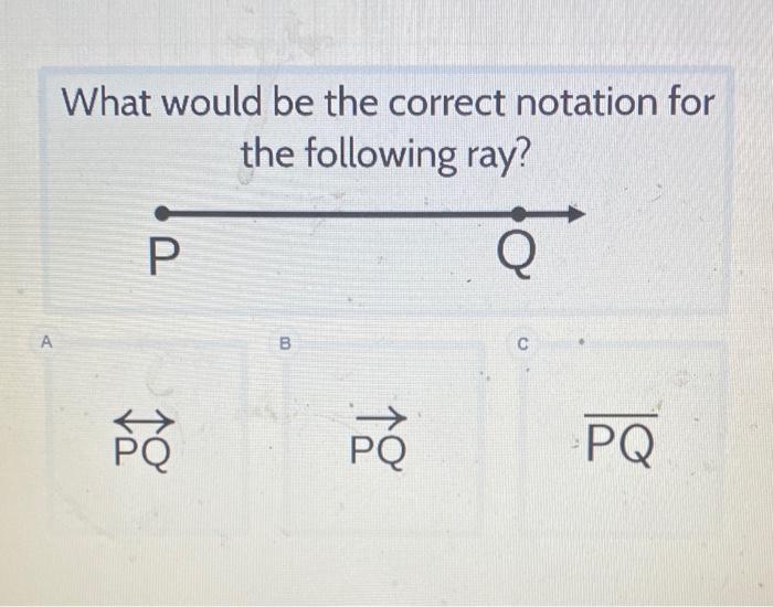 Solved What would be the correct notation for the following | Chegg.com
