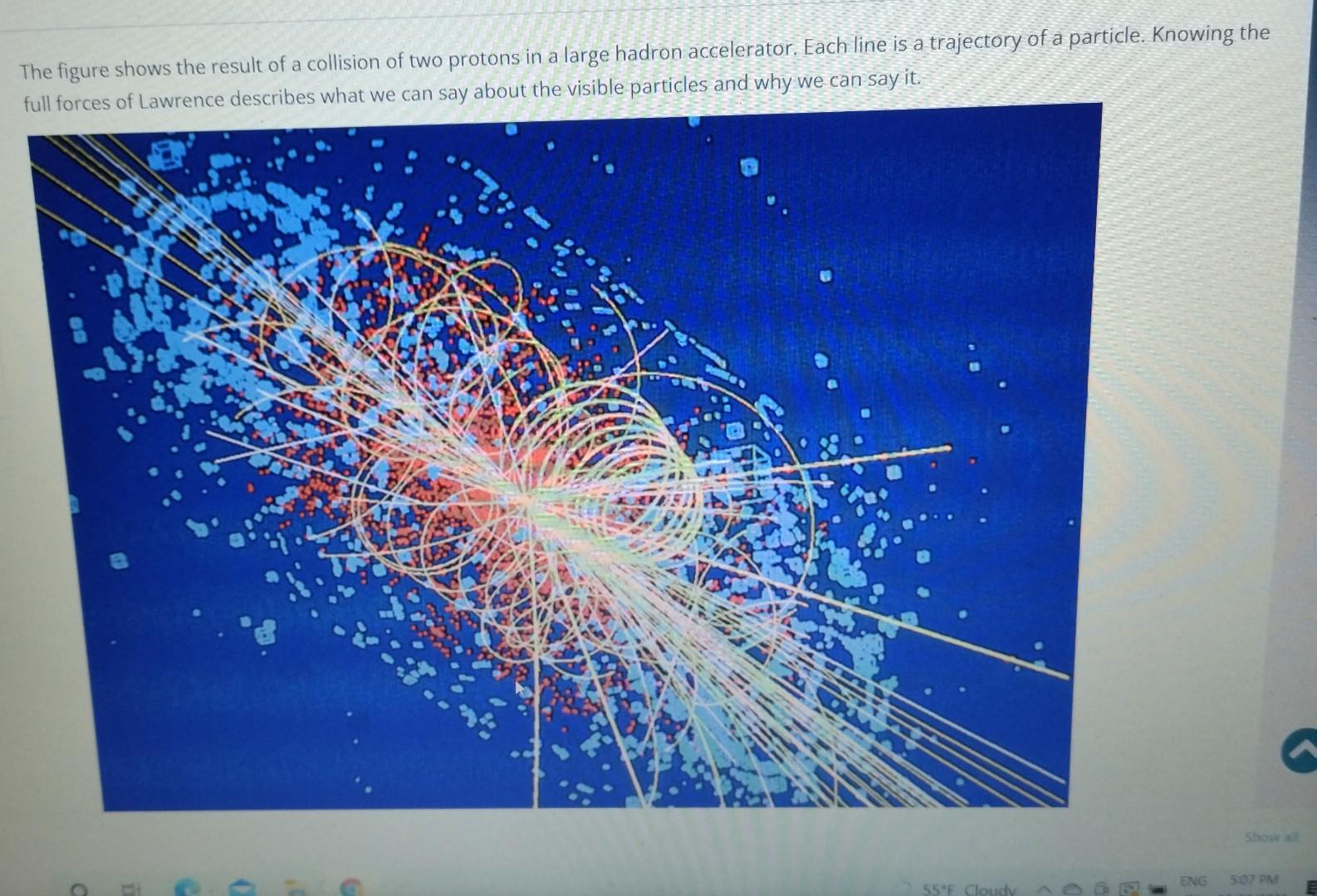 Solved The figure shows the result of a collision of two | Chegg.com