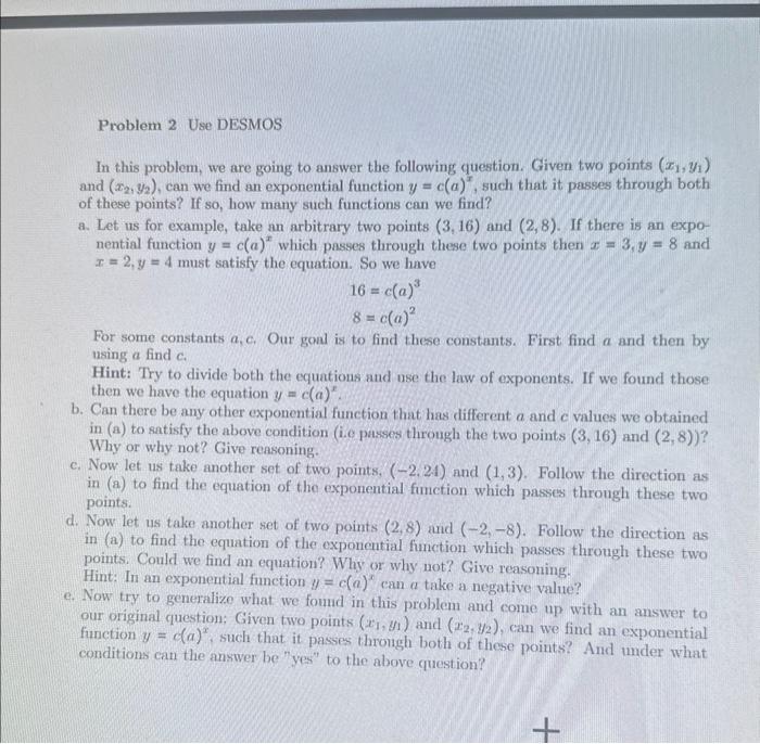 Solved In this problem, we are going to answer the following | Chegg.com