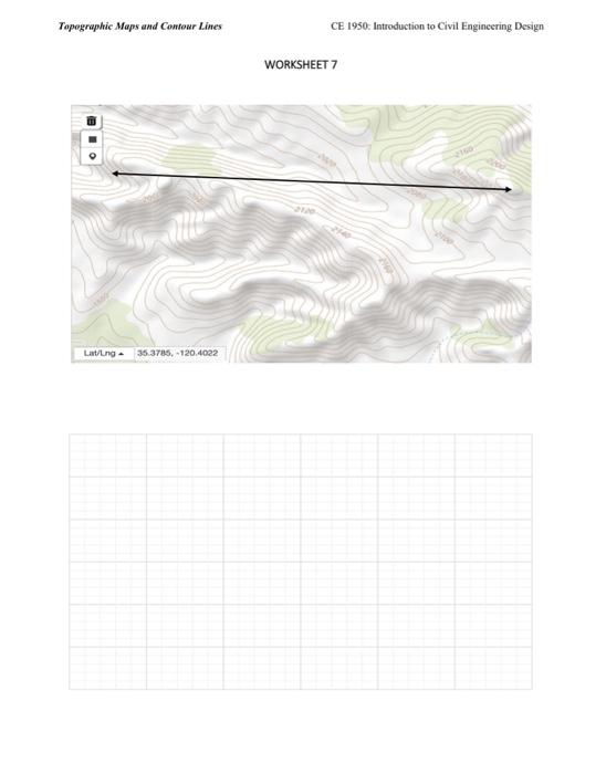 Draw the profiles along the lines shown on the first | Chegg.com