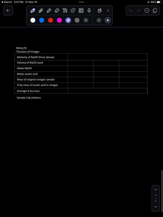 Solved Standardization of the NaOH Solution Titration of | Chegg.com