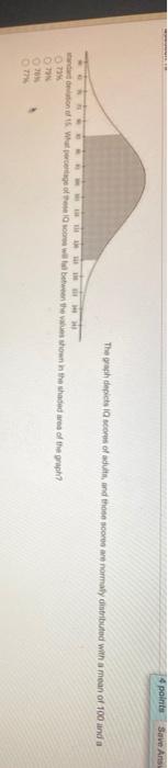 Solved 4 points Save Ang The graph depictions of us, and the | Chegg.com