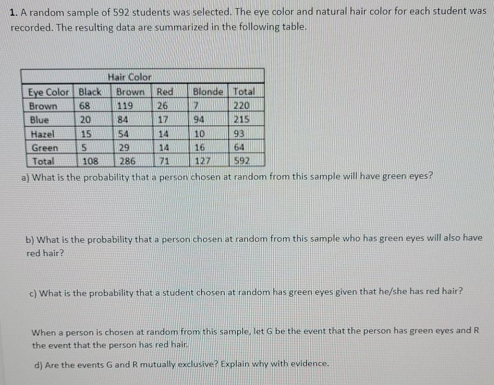 solved-1-a-random-sample-of-592-students-was-selected-the-chegg