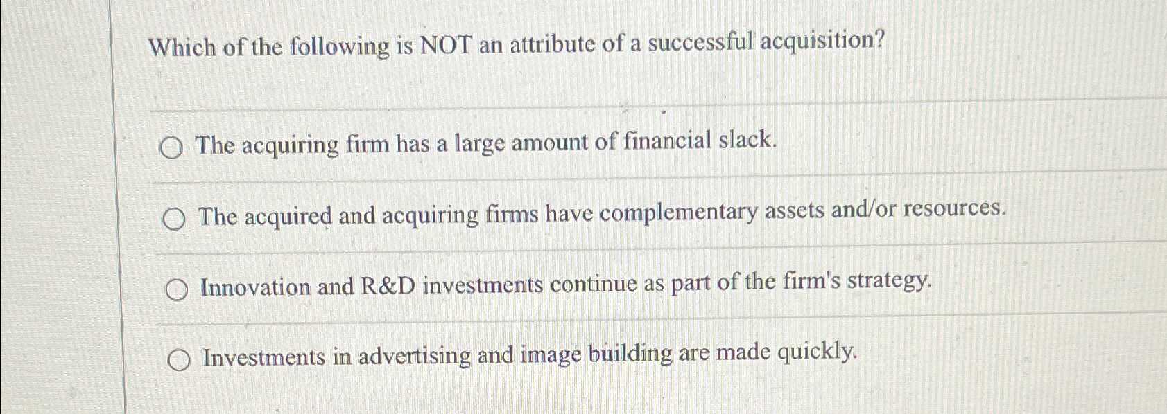 Solved Which of the following is NOT an attribute of a | Chegg.com