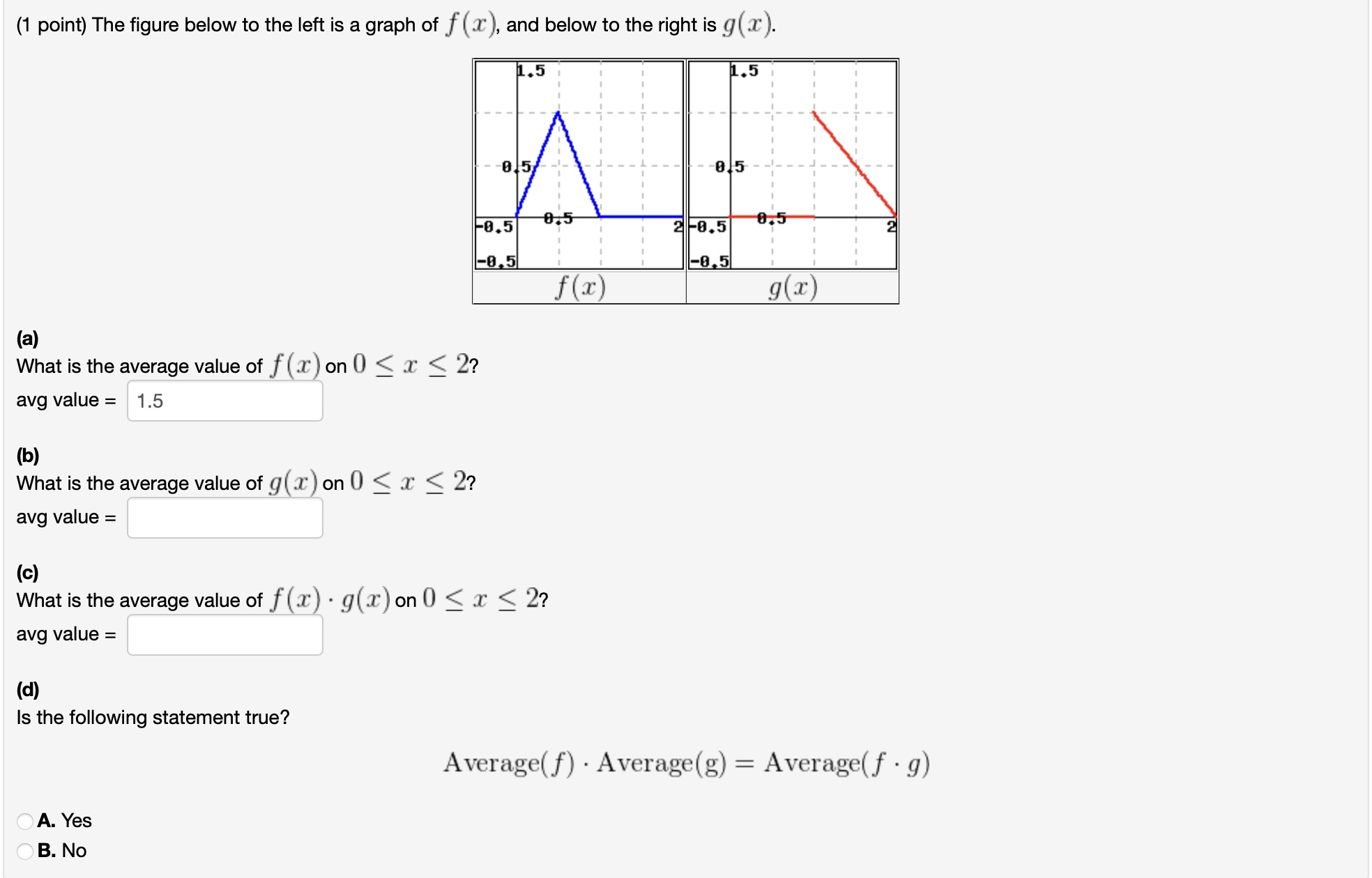 Solved (1 ﻿point) ﻿The figure below to the left is a graph | Chegg.com