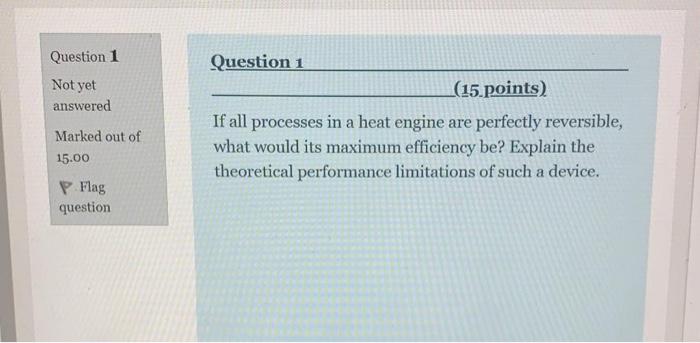 Solved Question 1 Not yet answered Question 1 (15.points) If | Chegg.com