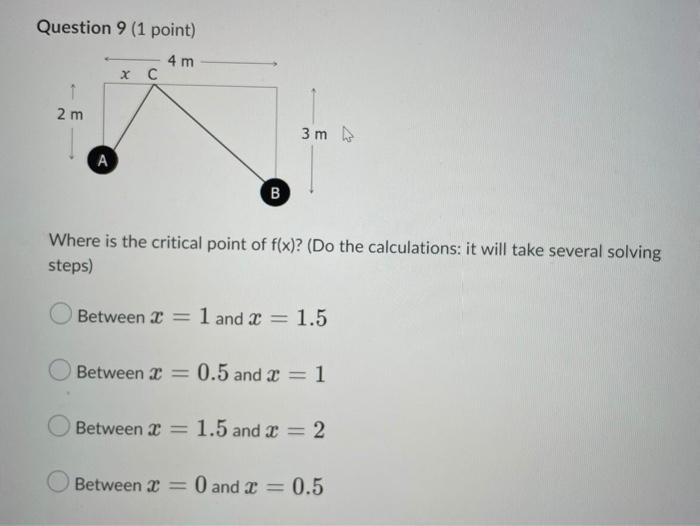 Solved Question 8 (1 point) Which function below should be | Chegg.com