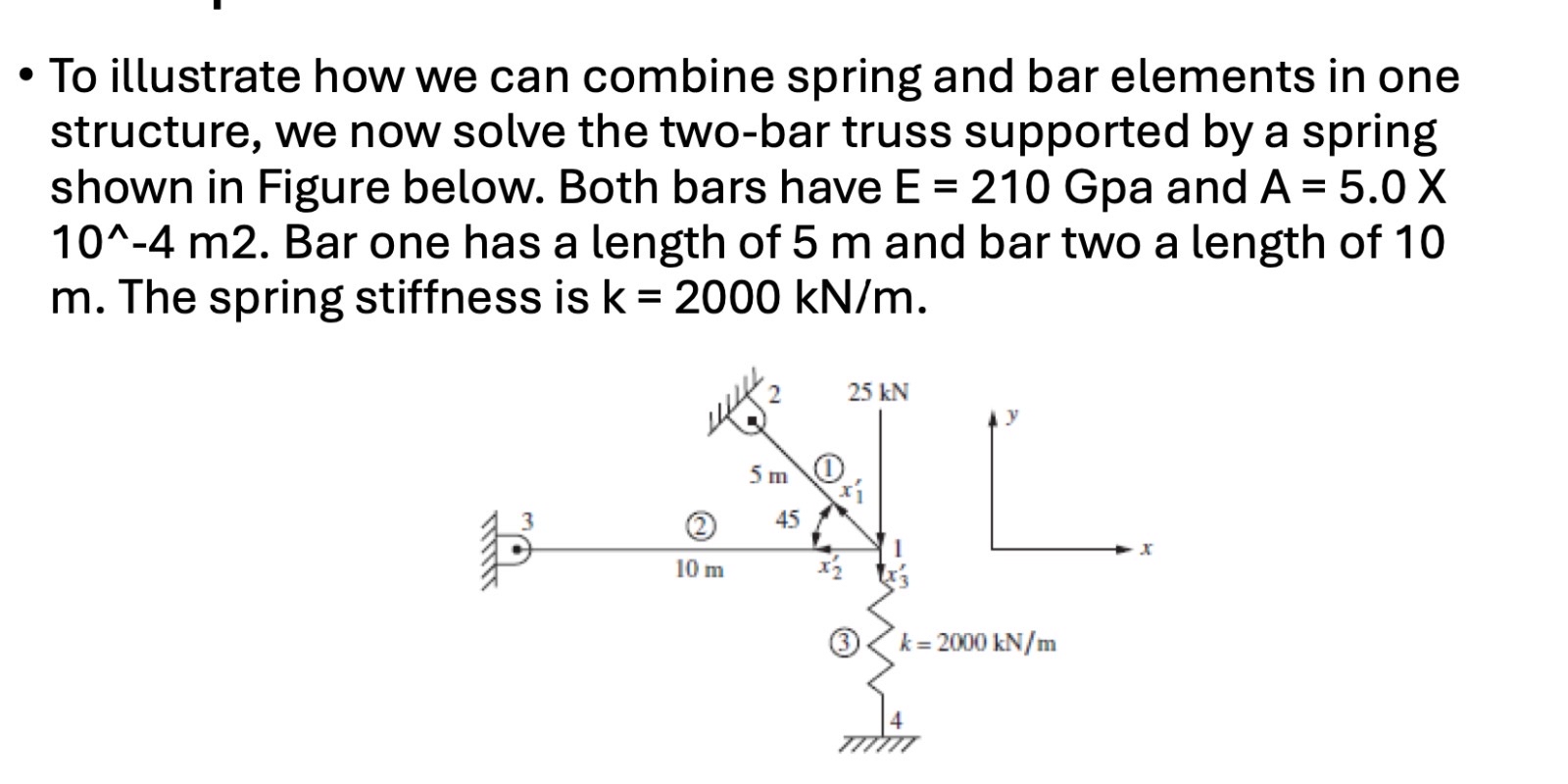Solved How to solve To illustrate how we can combine spring | Chegg.com
