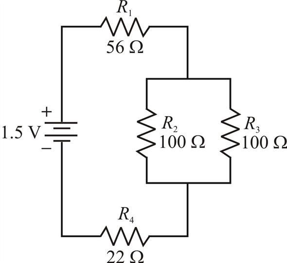 Solved: Determine the total resistance for each circuit in Figu ...