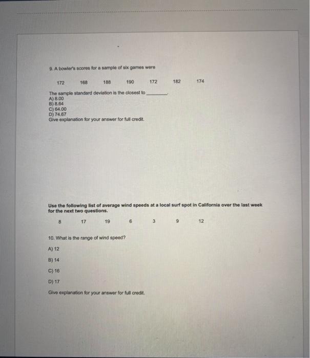 Solved Instructions: Each question is worth 5 points. To | Chegg.com