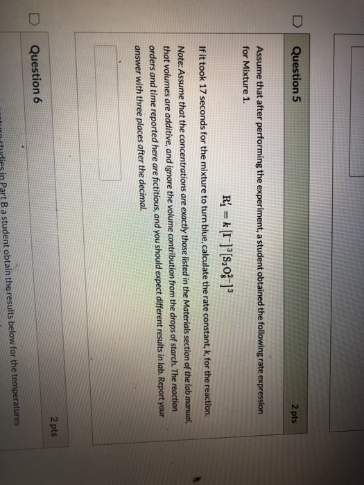 Solved Question 5 2 pts Assume that after performing the | Chegg.com