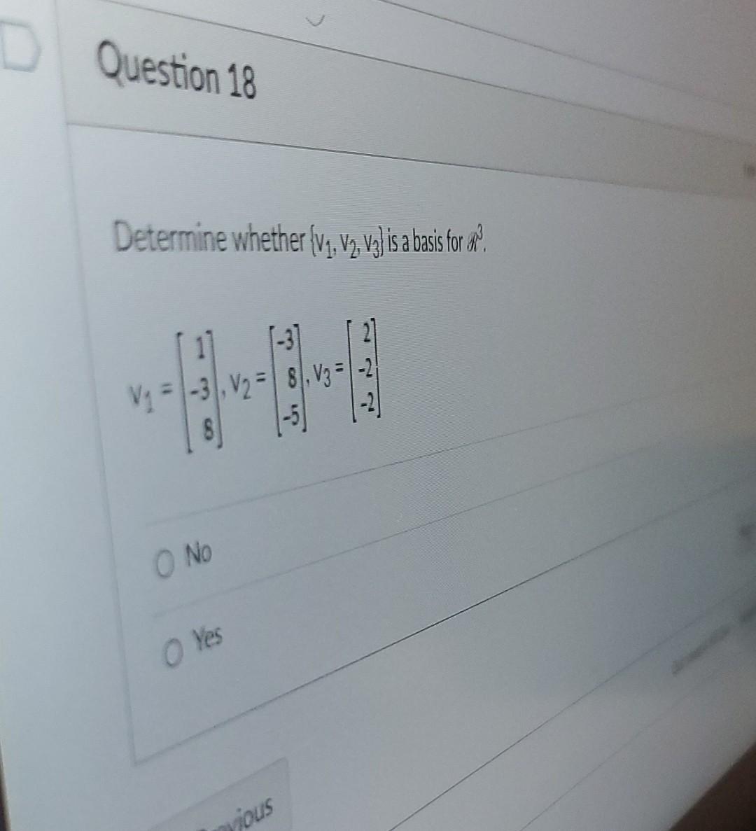 solved-determine-whether-v1-v2-v3-is-a-basis-for-or-chegg