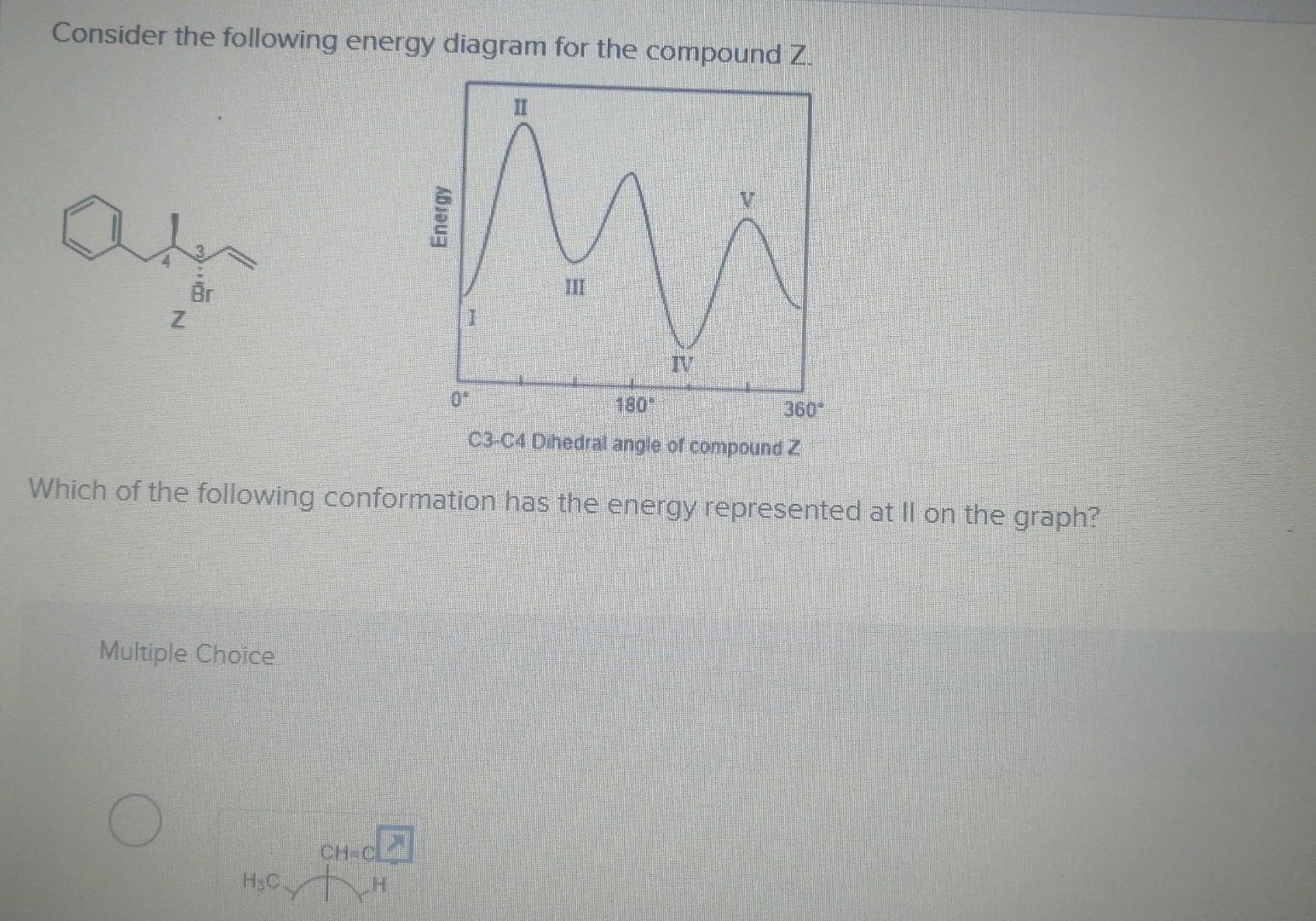 Solved Consider The Following Energy Diagram For The | Chegg.com