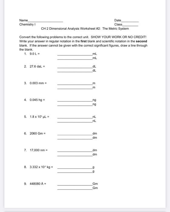 Do Now: 1. Check HW #4 2. Chemistry reference Tables (CRT) out on desk  Agenda: 1.HW Qs 2.Review of Sci notation and Sig Fig. /check 3. Dimensional  Analysis. - ppt download