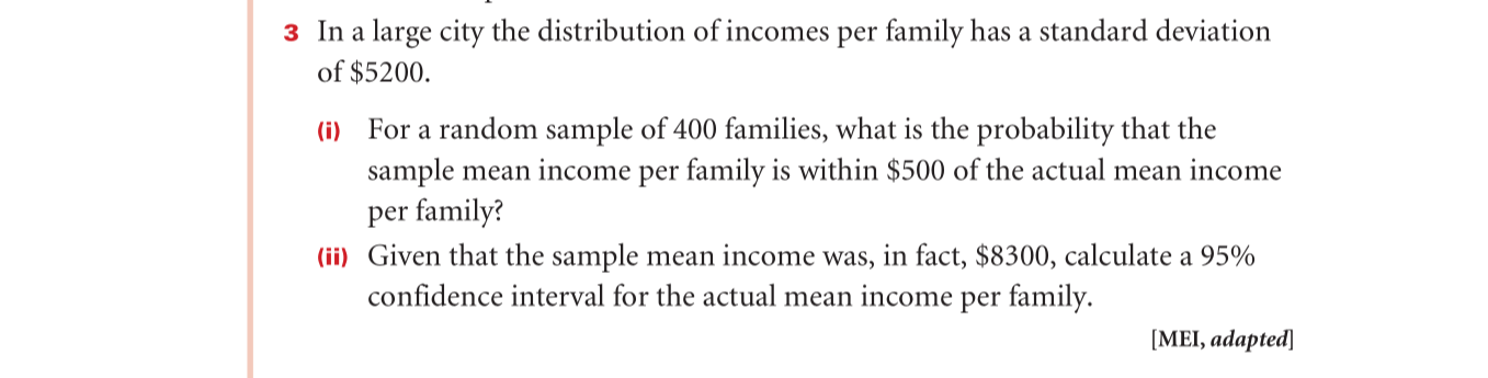 Solved 3 In a large city the distribution of incomes per | Chegg.com