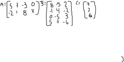 Solved give the entry at the indicated address in matrix | Chegg.com