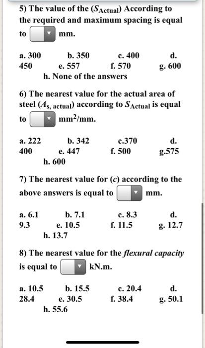 Solved For the following one-way solid slab, if the dead | Chegg.com