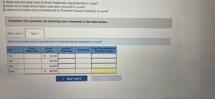 Solved Exercise 15-3 (algo) Interpreting Job Cost Sheets Lo 