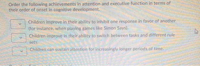 Simon says cheap cognitive development