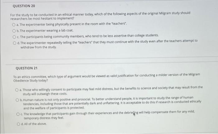 Solved QUESTION 19 Read the following text, which pertains | Chegg.com