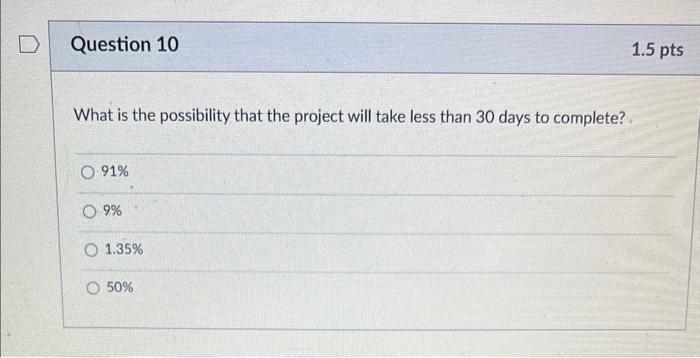 Solved For questions 2 to 10 , please consider the following | Chegg.com