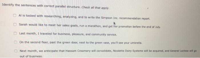 solved-identify-the-sentences-with-correct-parallel-chegg