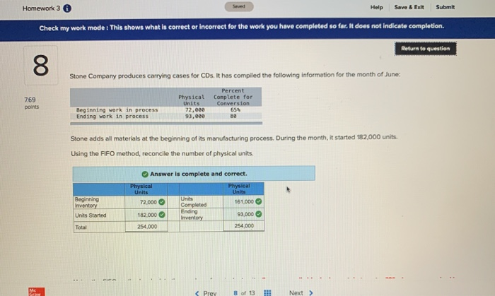 Solved Help Save & Exit Submit Homework 30 Check my work | Chegg.com