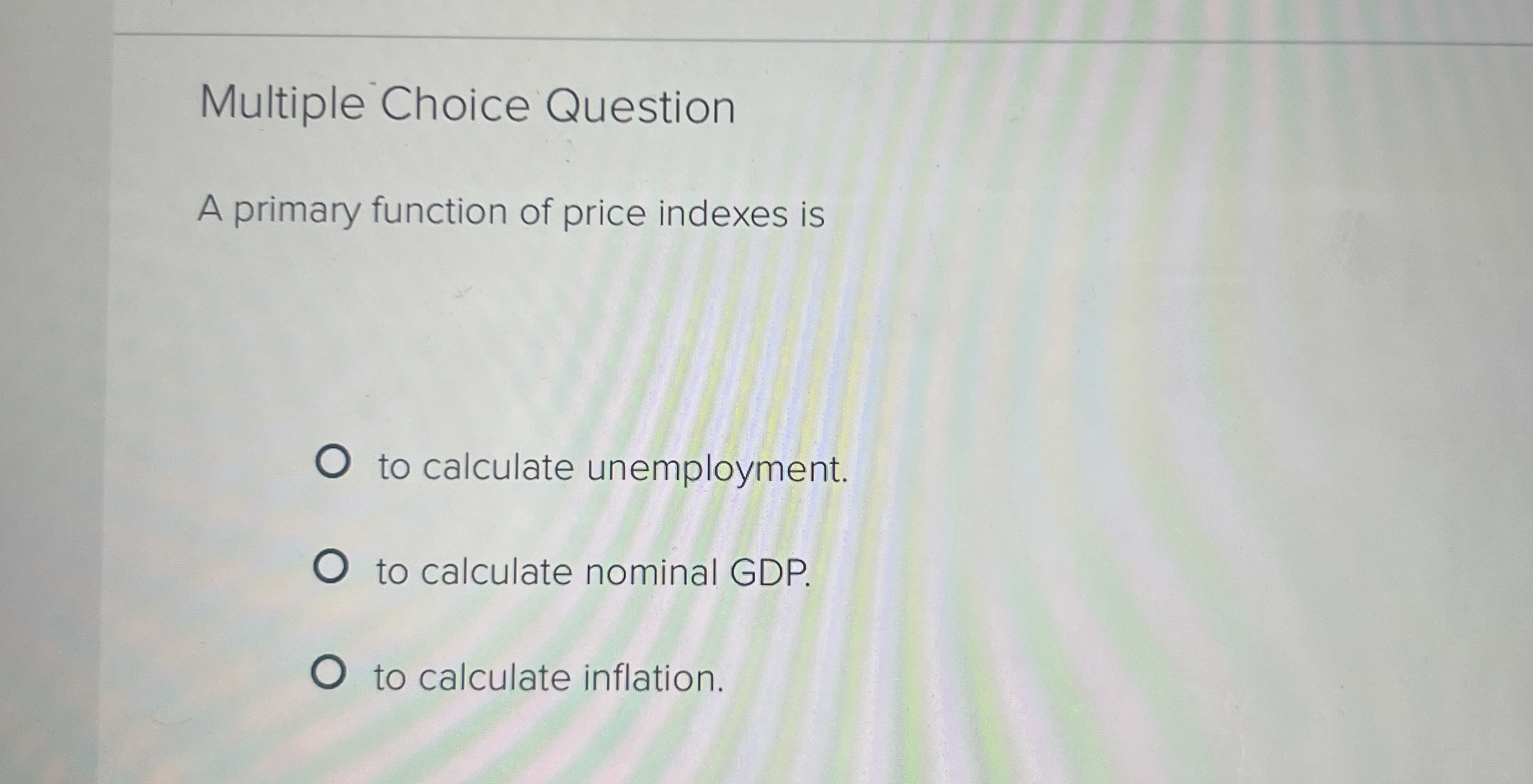 Solved Multiple Choice QuestionA primary function of price | Chegg.com